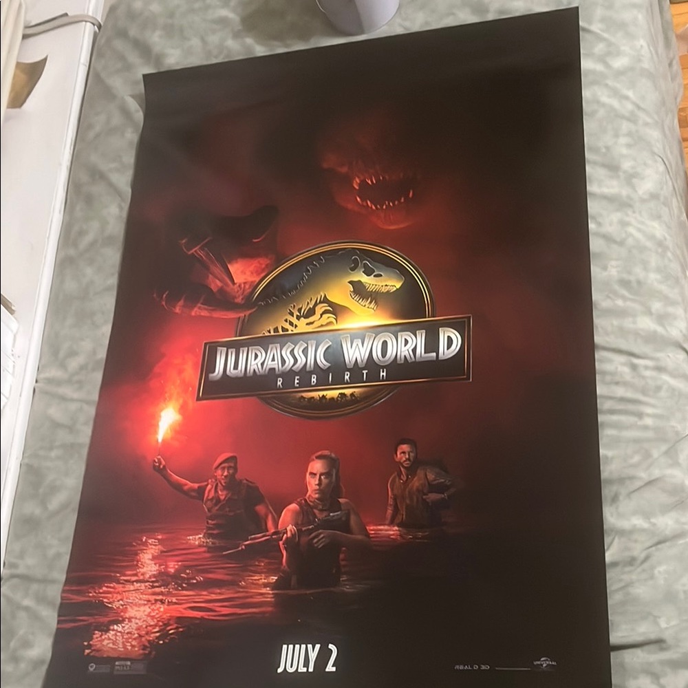 Jurassic World Rebirth 27x40 2025 D/S Original Movie Poster